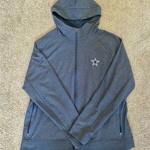 Men’s Lululemon blue NFL Dallas Cowboys full zip hoodie size: XXXL (3XL) RARE!